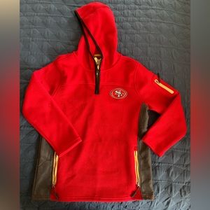 SF 49er 1/4 zip sweater Youth size L (14-16)